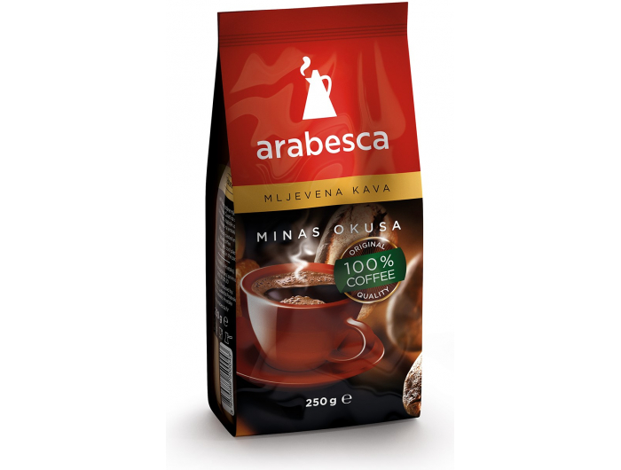 Arabesca Minas Mljevena Kava 250 G