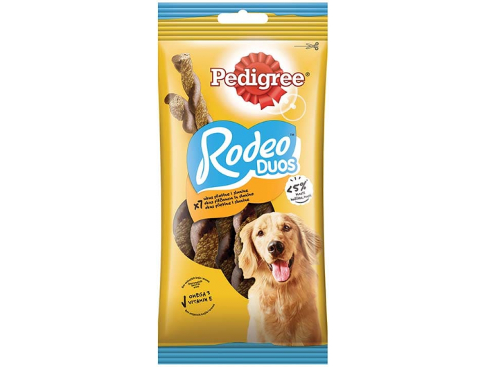 Pedigree Rodeo Duos hrana za pse okus piletine i slanine 123 g