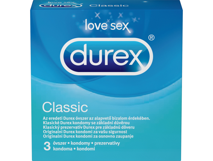 Durex prezervativi classic 1 pak 3 kom