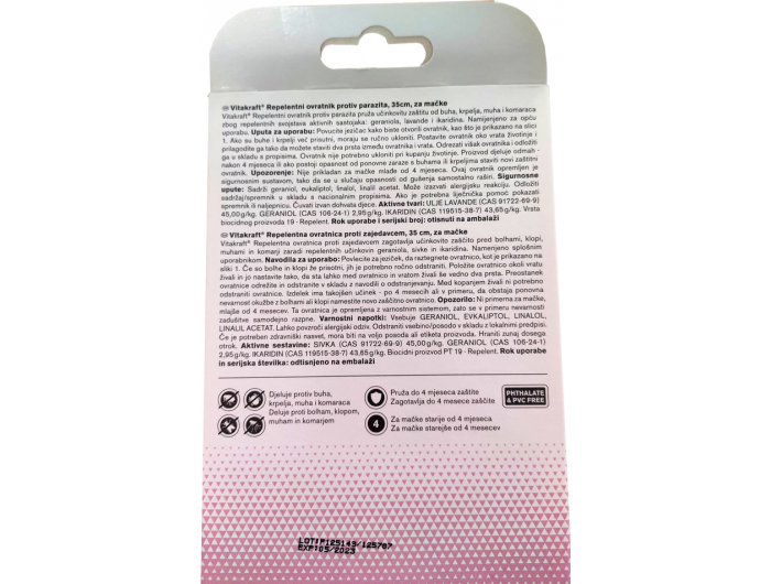 Vitakraft Ovratnica biocidna 35 cm 1 kom