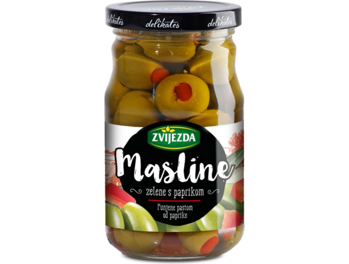 Zvijezda Zelene masline s paprikom 700 g