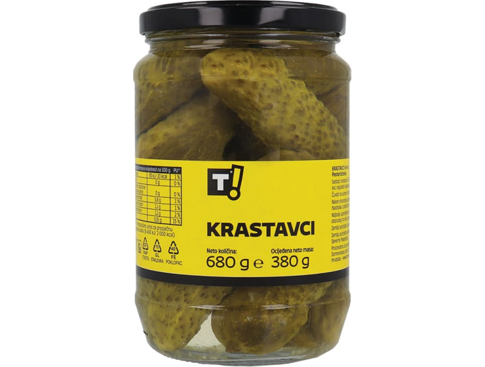 T! krastavci kiseli 680 g