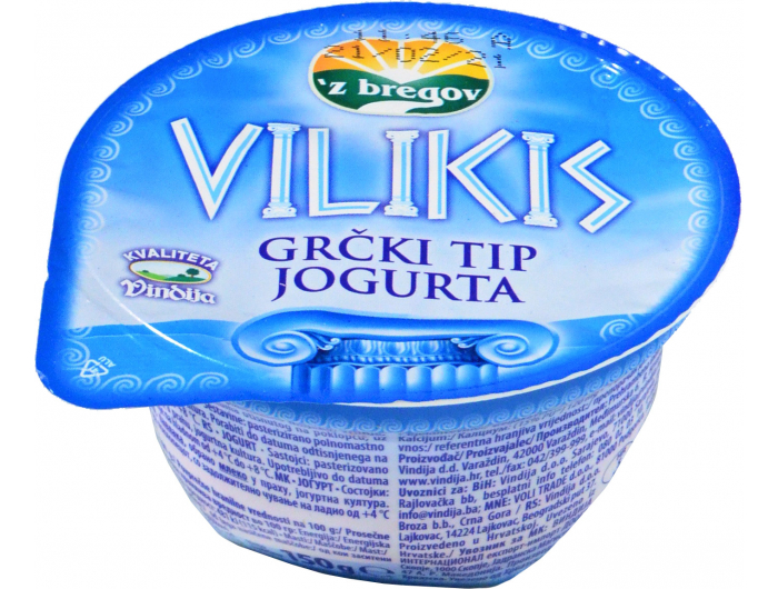 Vindija ´z bregov Vilikis grčki tip jogurta natur 150 g