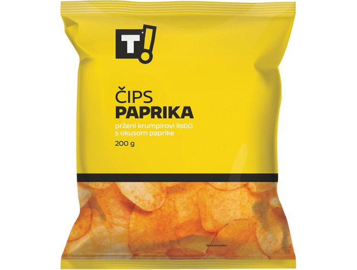 T! čips paprika 200 g