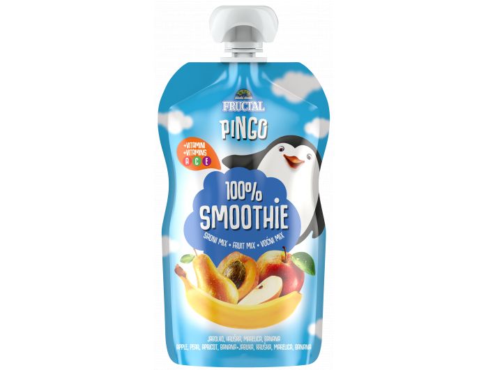 Fructal Pingo 100 % Smoothie jabuka i marelica 110 g