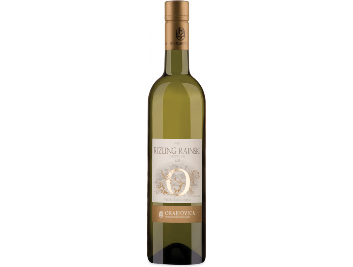 Vino bijelo Rizling Rajnski Orahovica 0,75 L