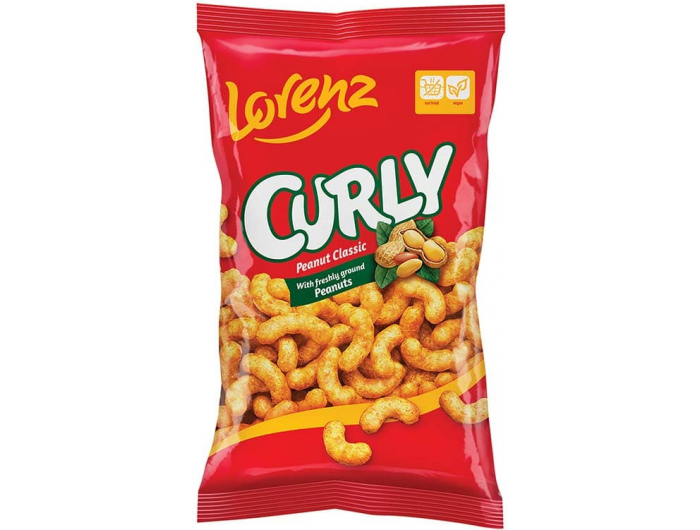 Lorenz Curly flips peanut classic 120 g