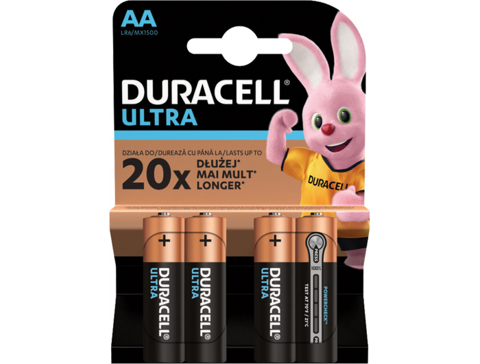Duracell baterije Ultra Power AA 4 kom