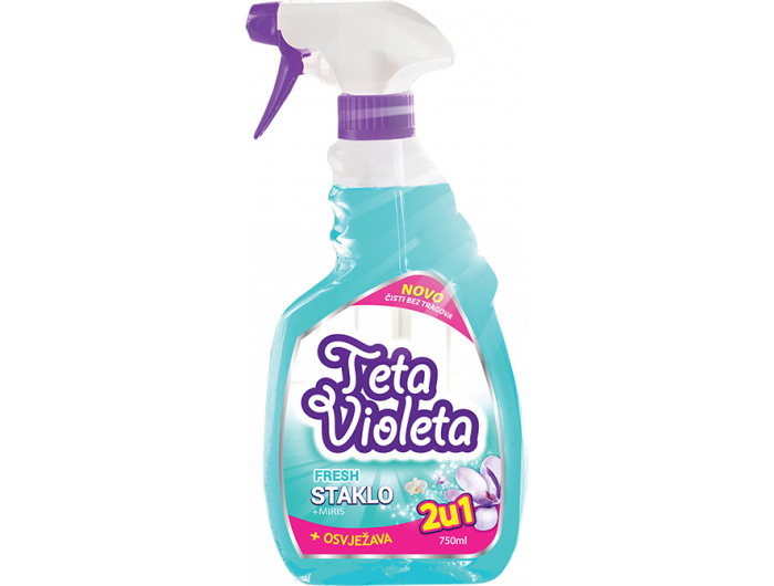 Teta Violeta Sredstvo za čišćenje stakla i staklenih površina fresh 750 ml