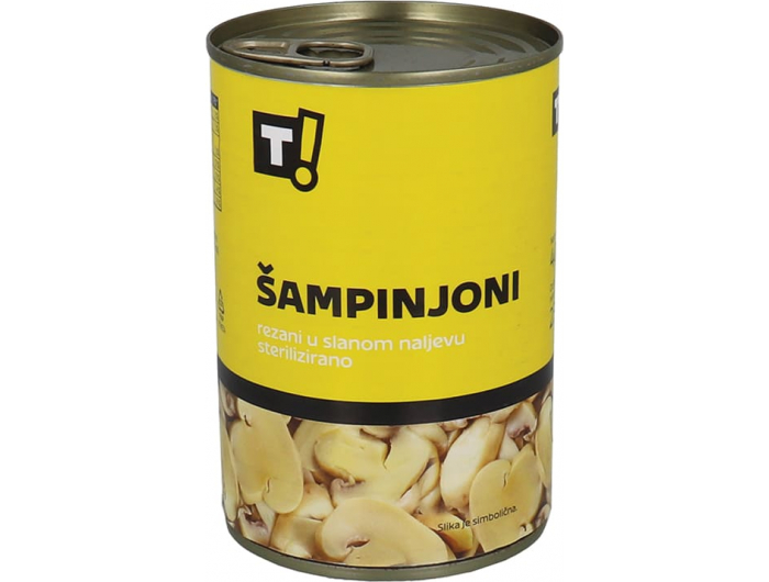 T! Šampinjoni Rezani 400 g
