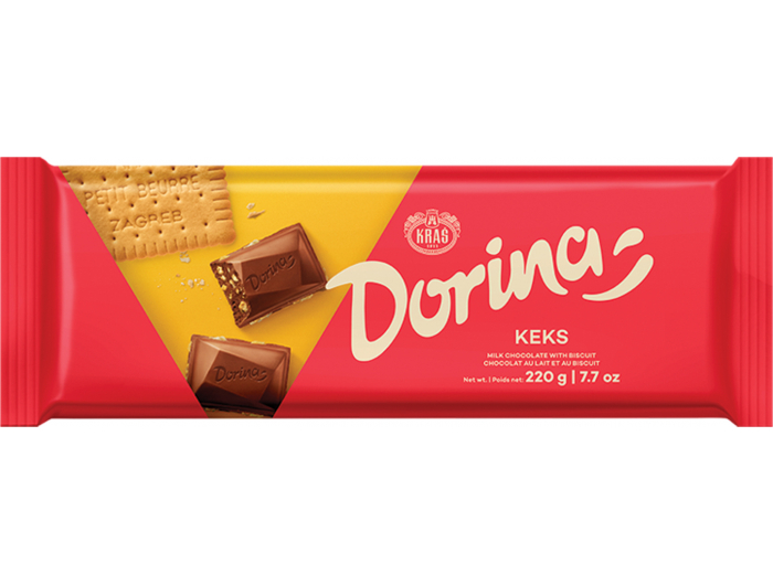 Kraš Dorina Čokolada Keks 220 g