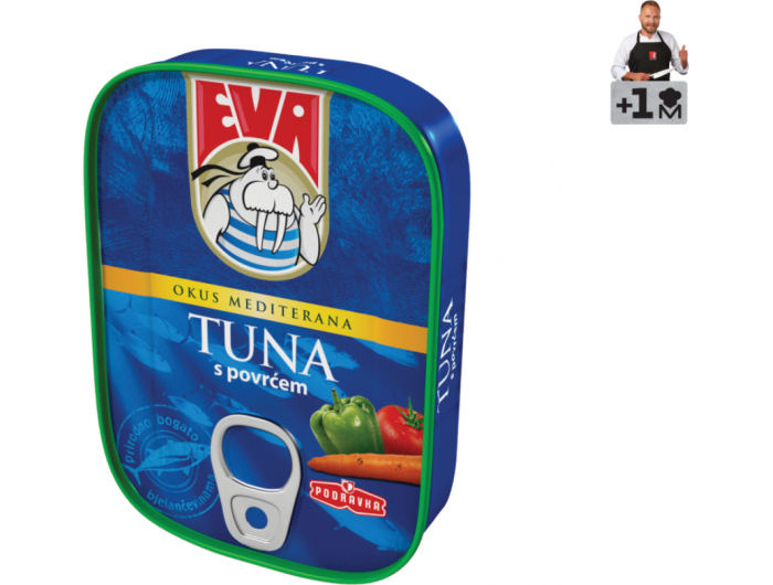 Podravka Eva tuna s povrćem 115 g