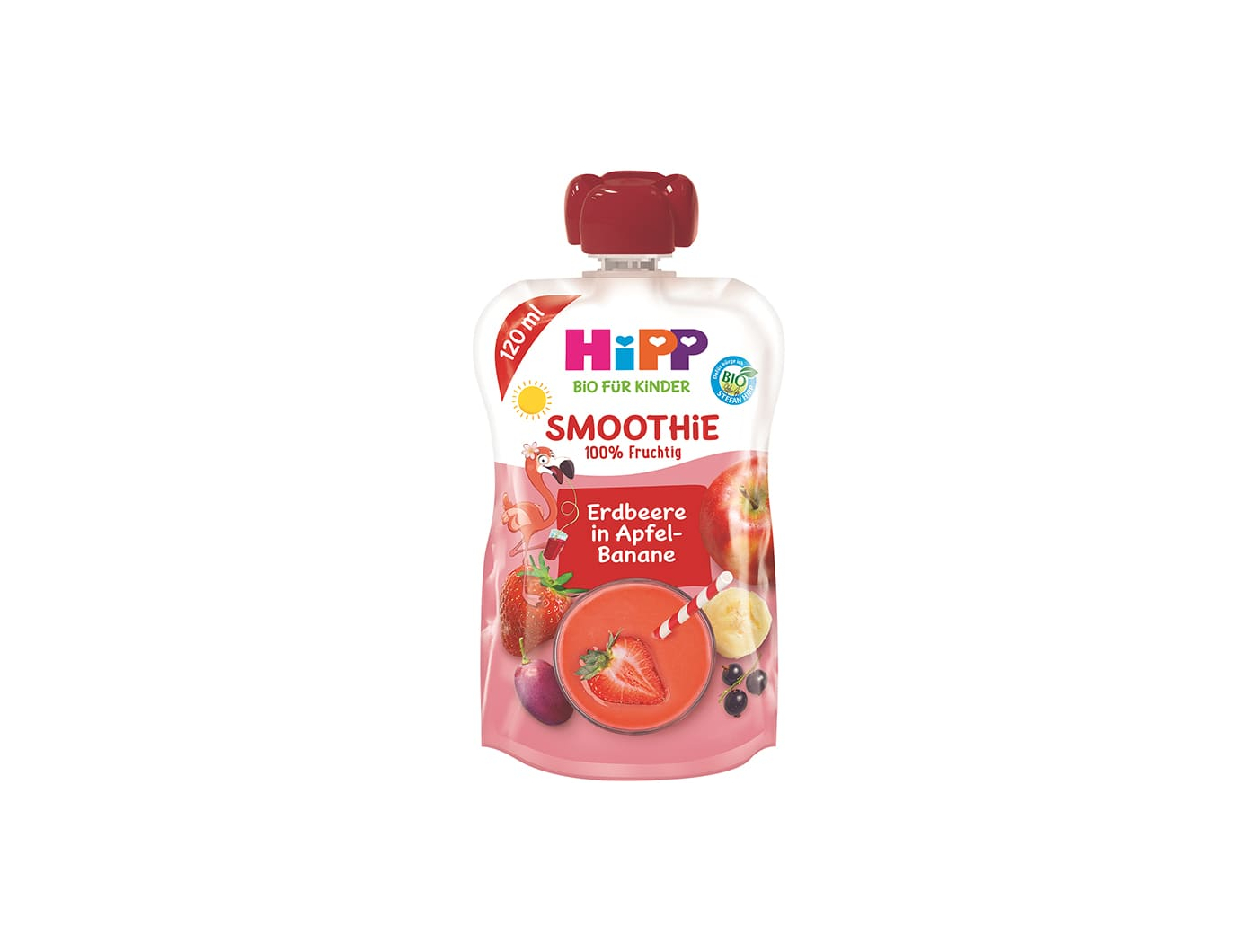 Hipp Smoothie jabuka, banana i crveno voće 120 ml