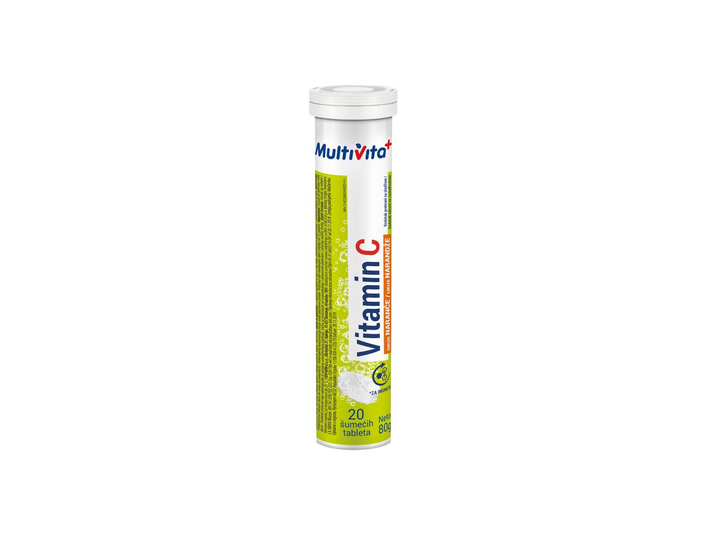 Multivita Vitamin C šumeće tablete 80 g