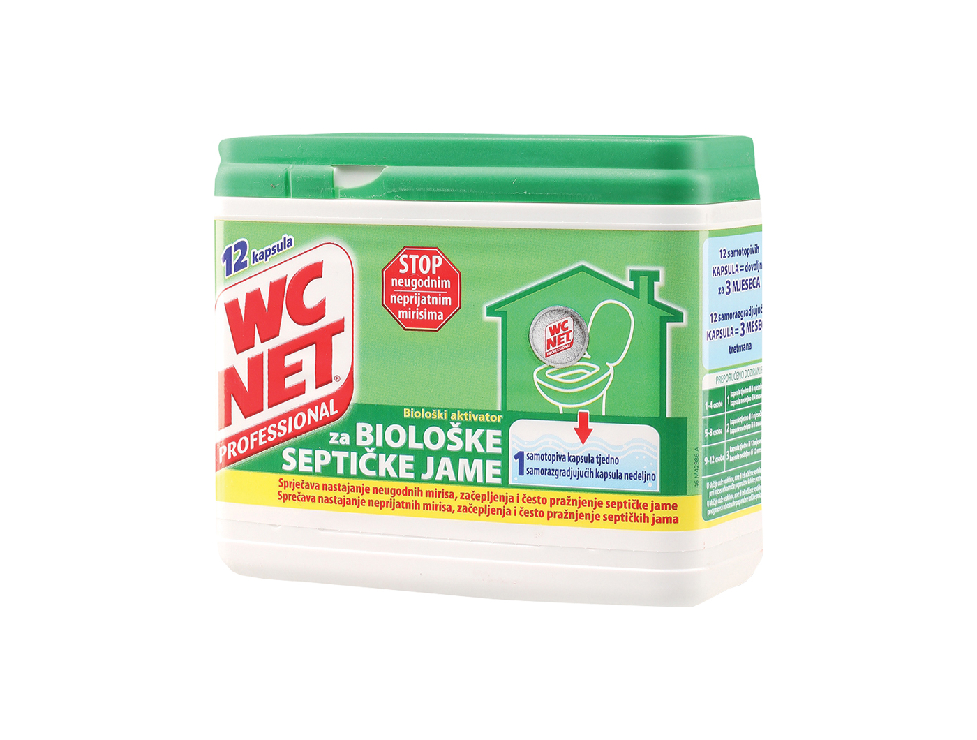 WC net for biological septic tanks 1 pack of 12 pcs - Tommy - Dućan na  dlanu!