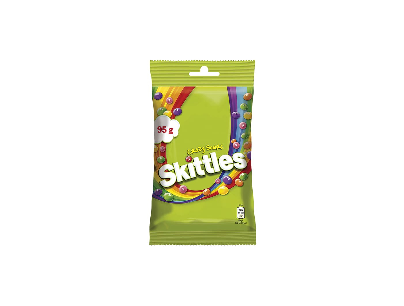 Skittles bomboni Crazy sours 95 g