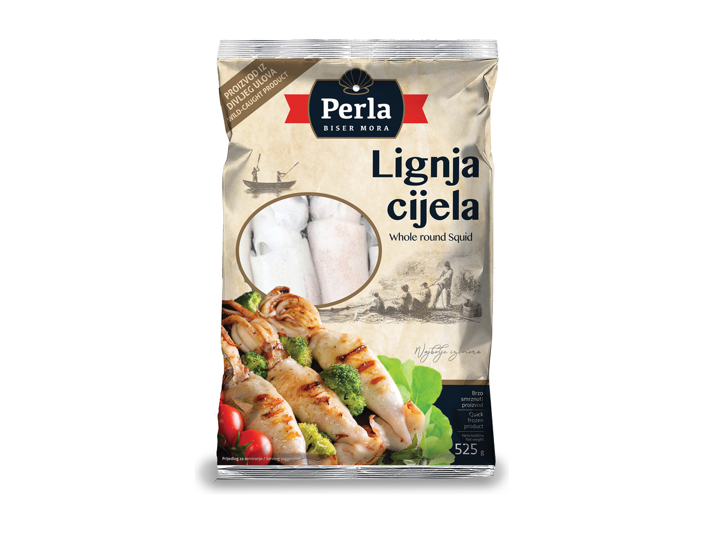 Perla Lignja cijela 525 g