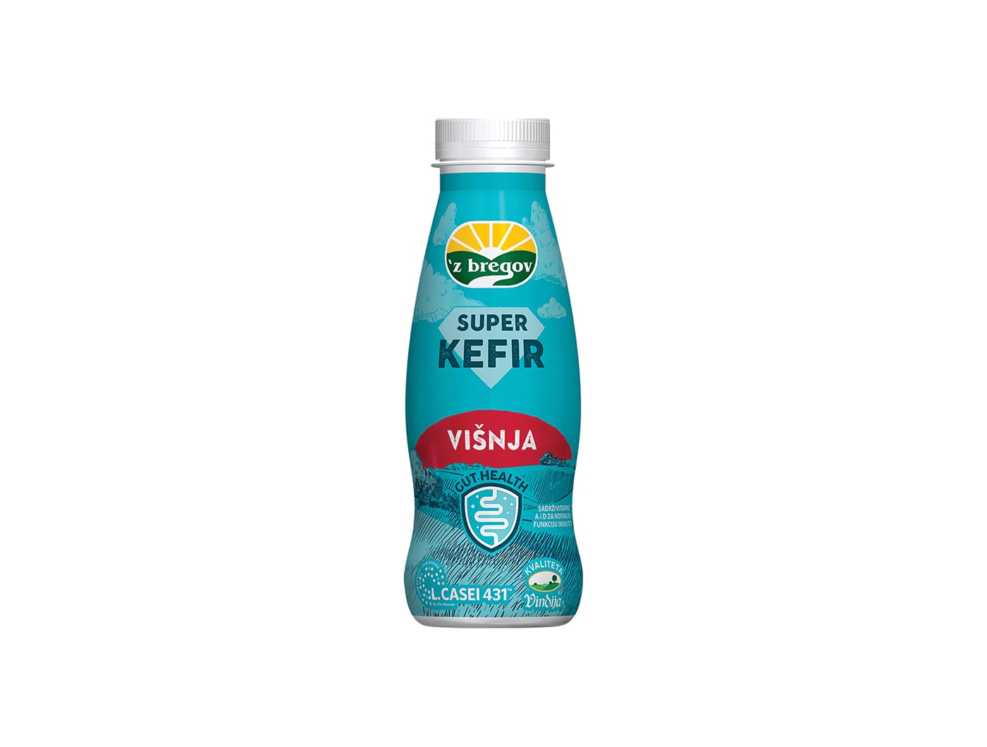 Z Bregov Super Kefir višnja 3,5% M.m. 330 G