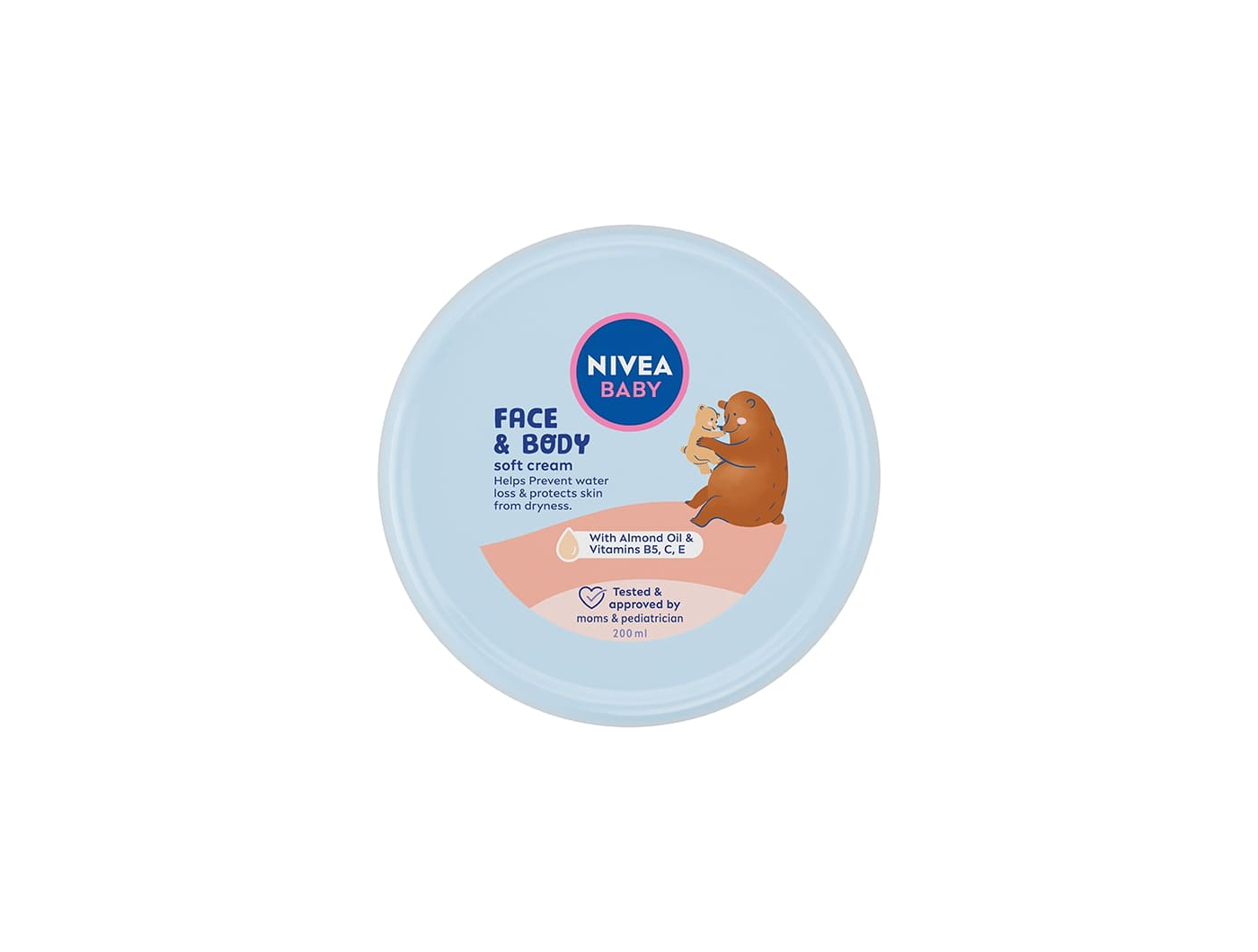 Nivea Baby soft krema za lice i tijelo 200 ml