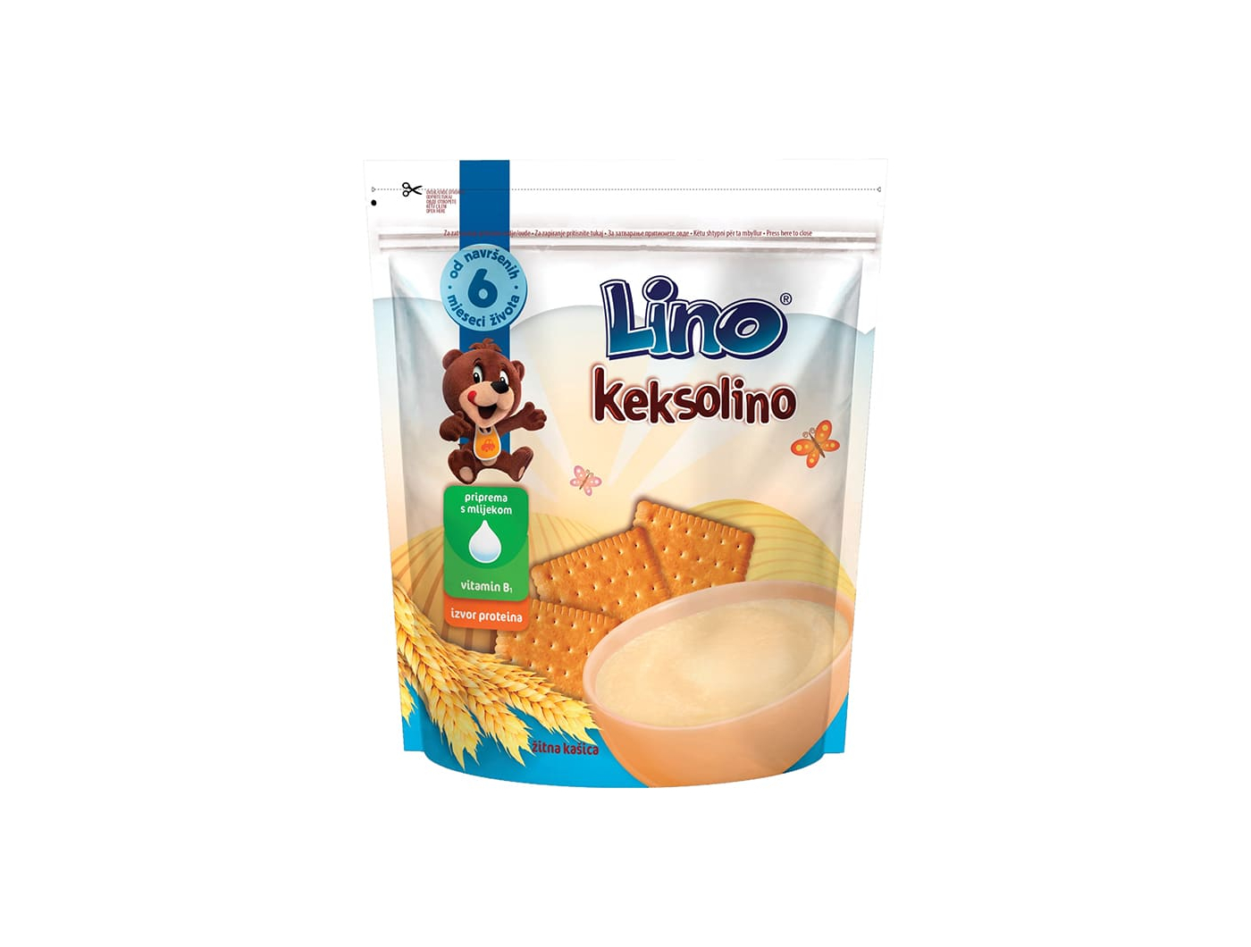Lino Keksolino zipp vrećica 500 g