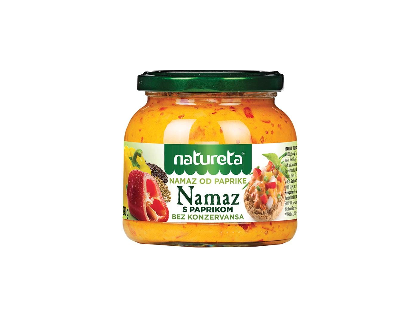Natureta namaz od paprike 290 g