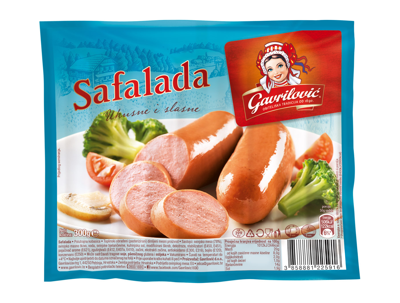 Gavrilović Safalada kobasice 300 g