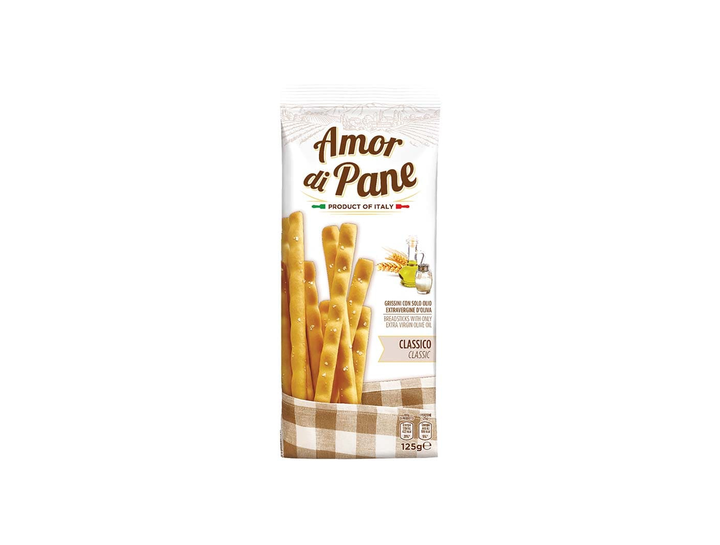 Amor di Pane grisini Classico 125 g