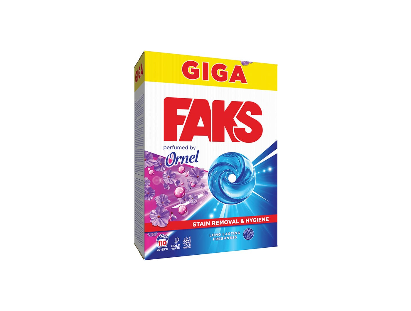 Faks deterdžent perfumed by Ornel stain removal&hygiene 6,05 kg = 110 pranja