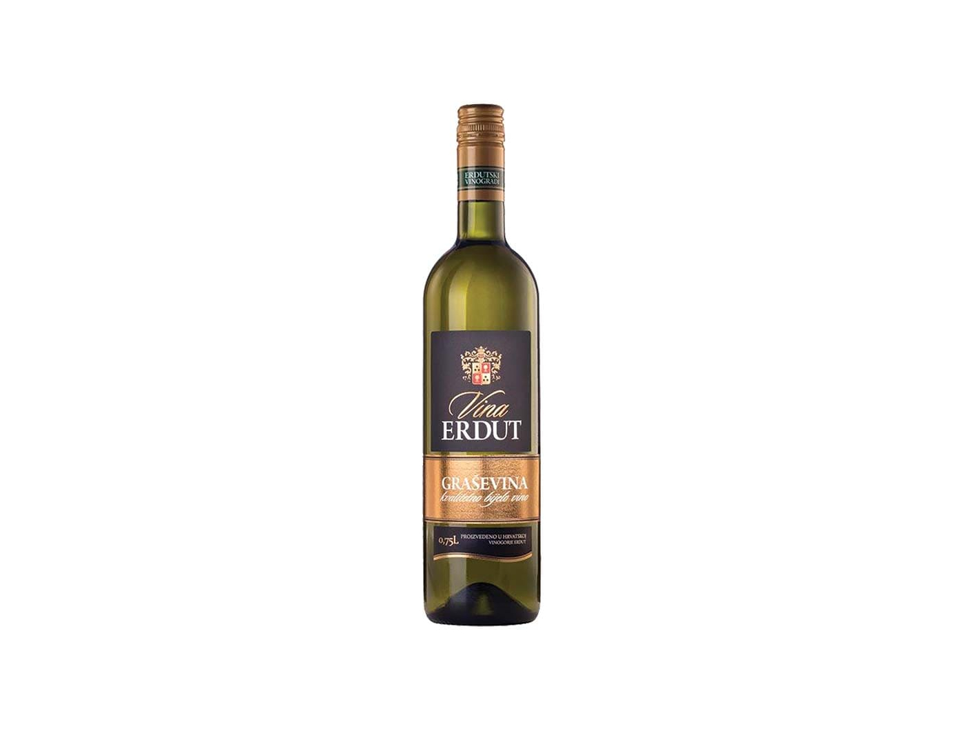 Vina Erdut Graševina kvalitetno bijelo vino 0,75L