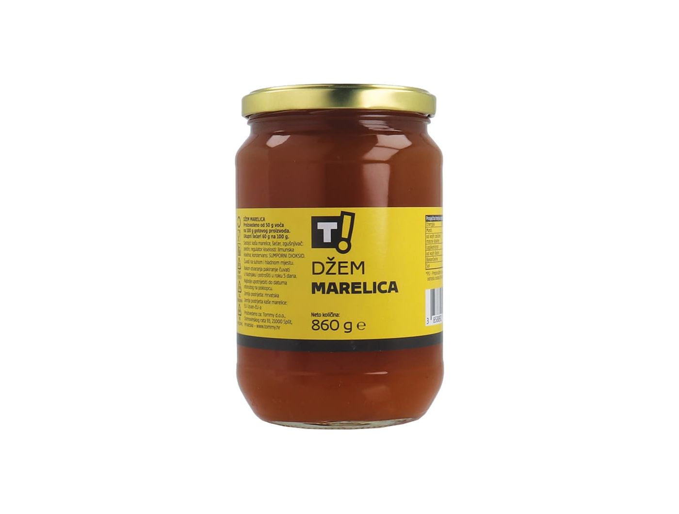 T! džem marelica 860 g