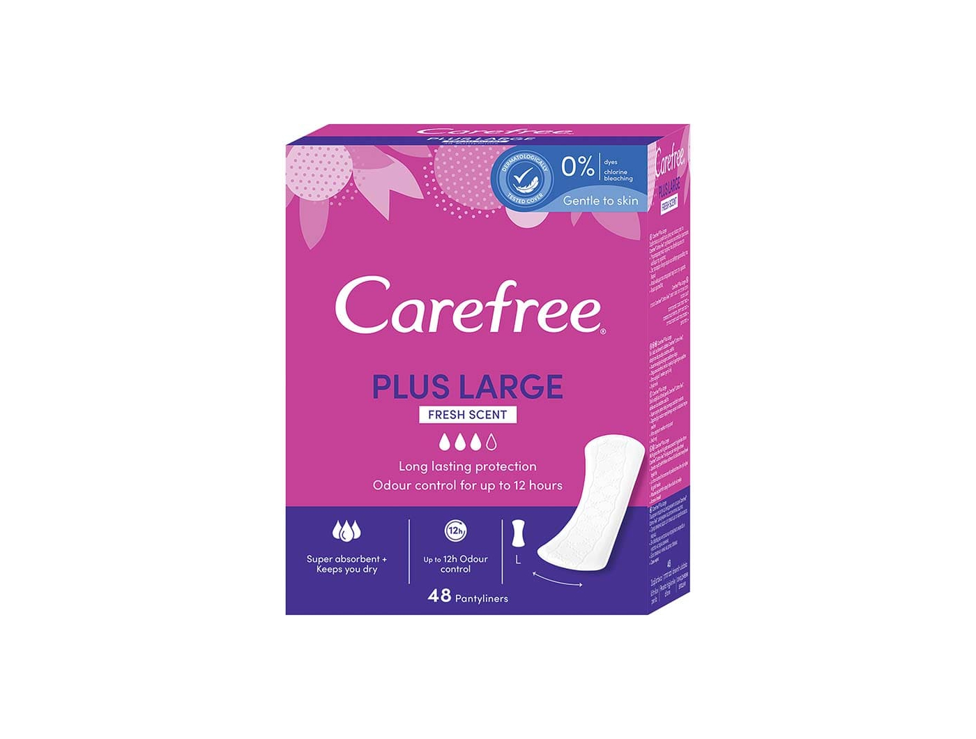 Carefree Fresh Scent dnevni higijenski ulošci plus large 48/1