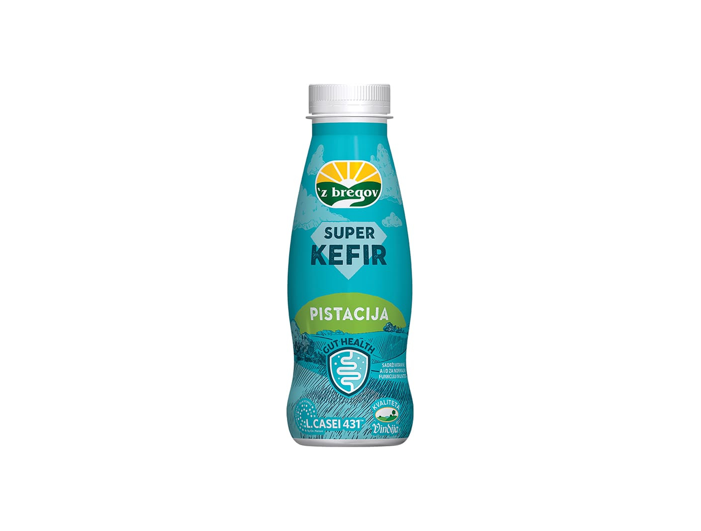 Z Bregov Super Kefir pistacija 3,5% m.m. 330 g