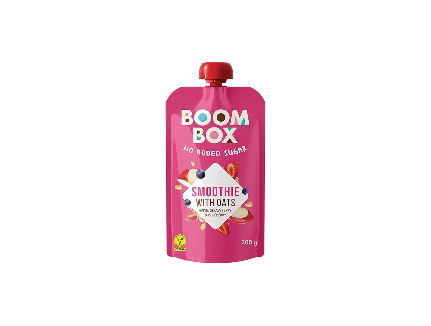 Boom Box Smoothie zob, jabuka, jagoda i borovnica 200 g