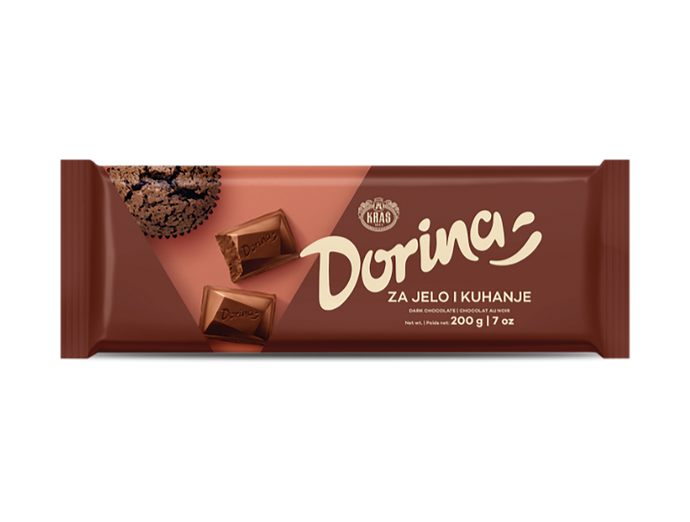 Kraš Dorina čokolada za jelo i kuhanje 200 g