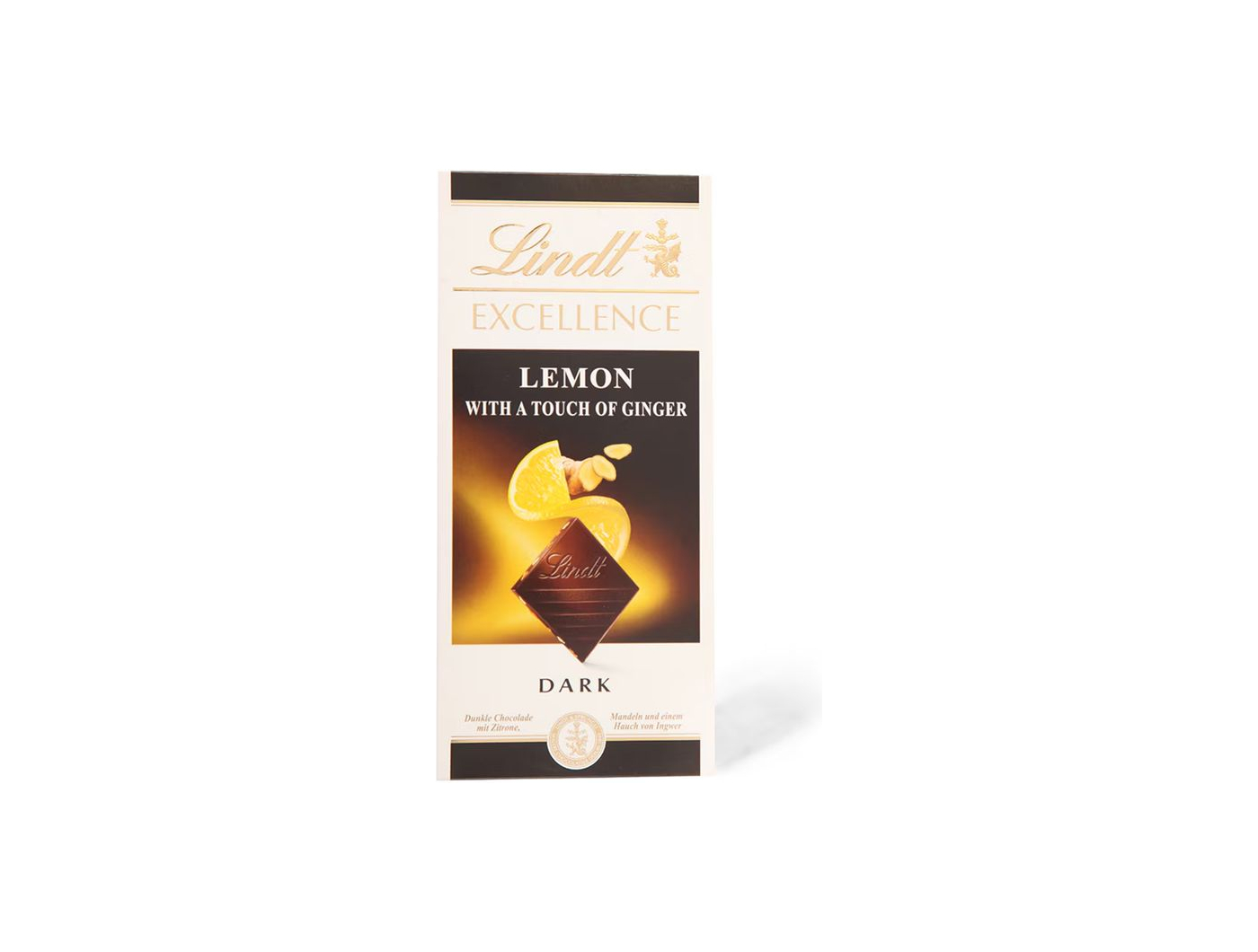 Lindt tamna čokolada bademi, limun i đumbir 100 g