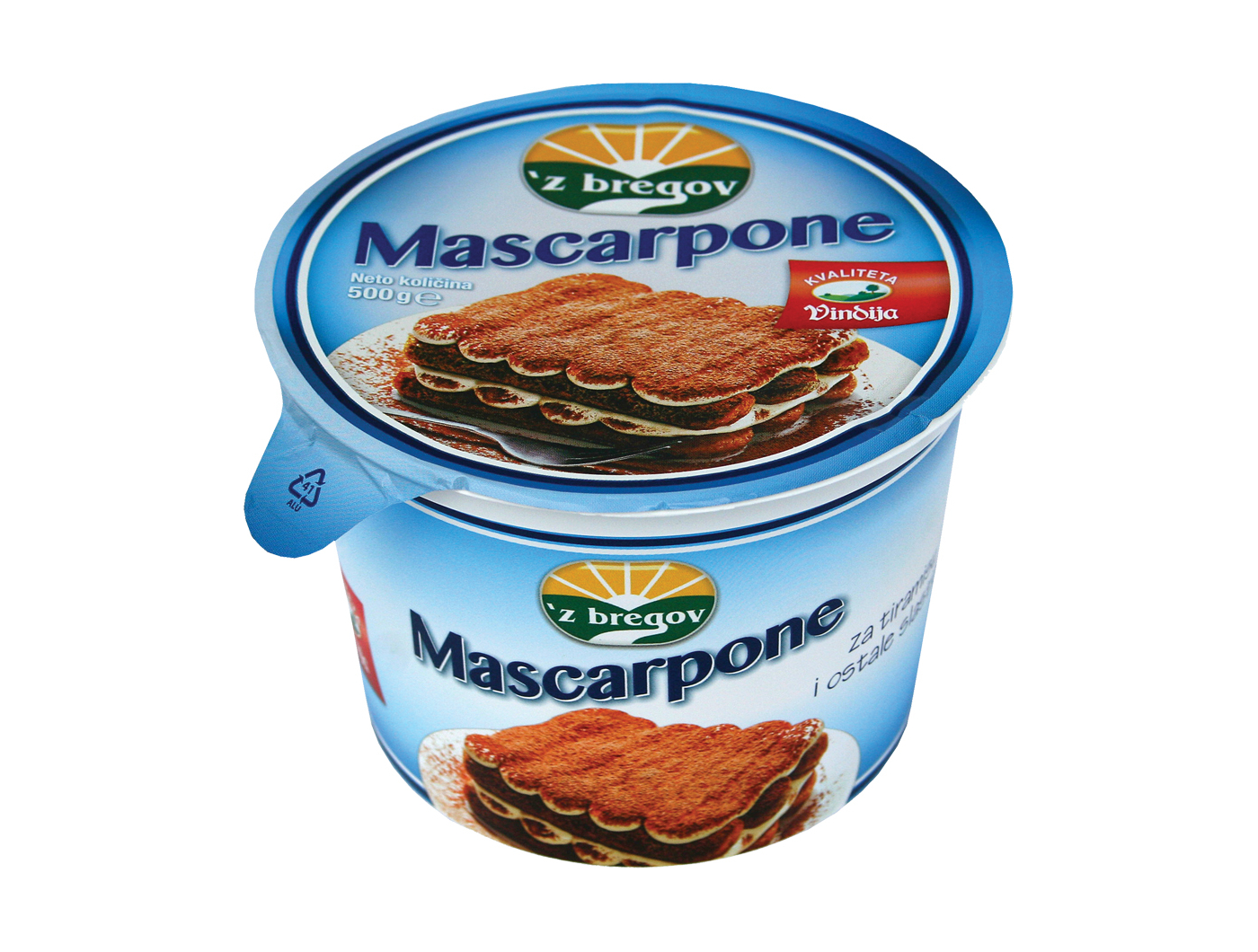 Vindija 'z Bregov sir Mascarpone 500 g