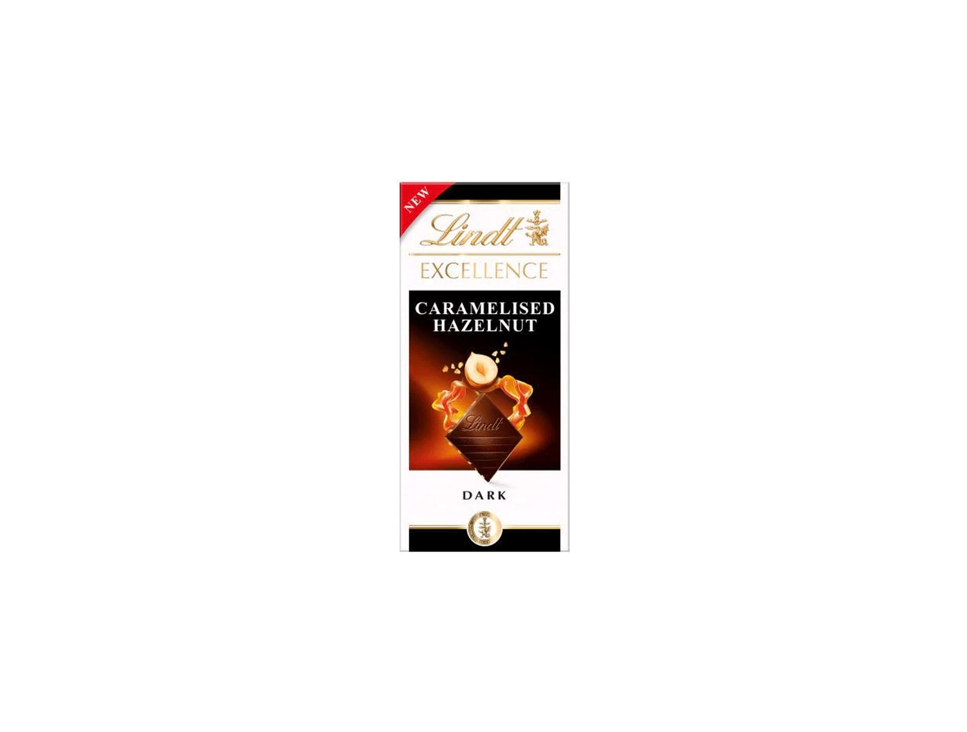Lindt tamna čokolada s lješnjacima i karamelom 100 g