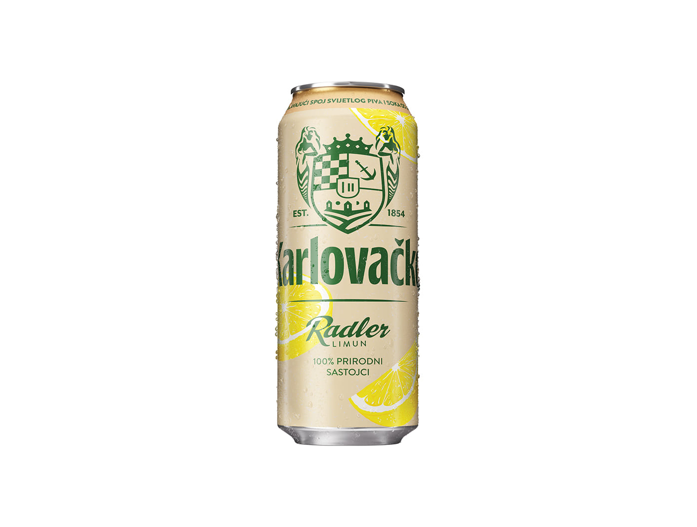 Karlovačko Natur Radler pivo limun 0,5 L
