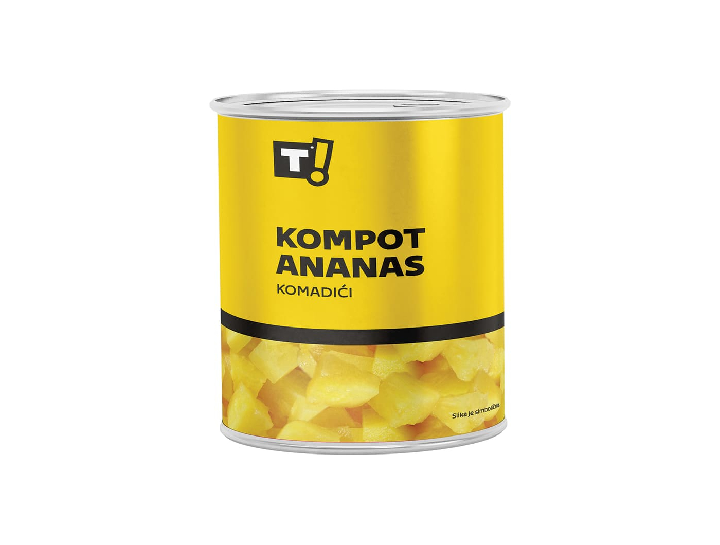 T! kompot ananas komadići 830 g