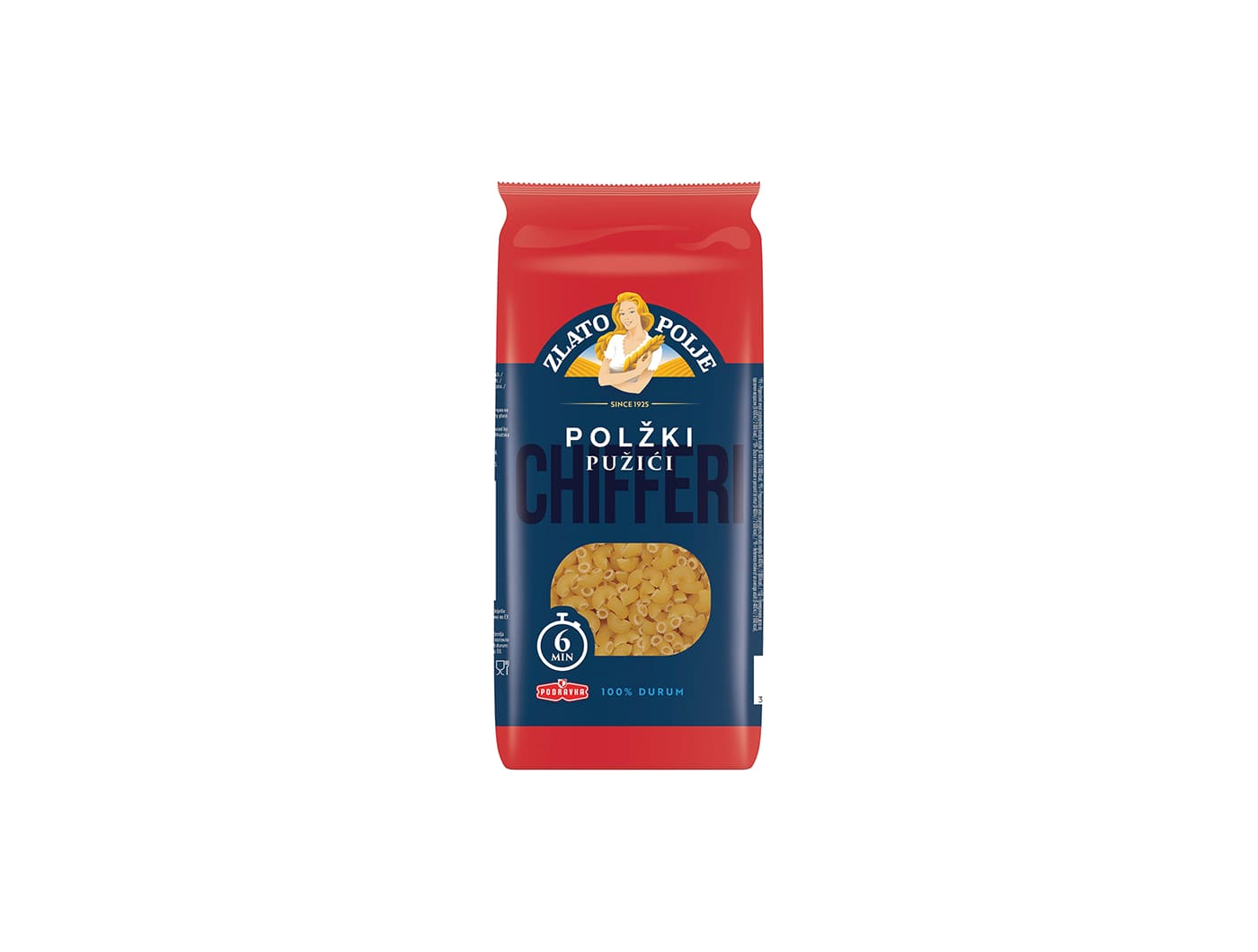 Zlato Polje tjestenina pužići 500 g