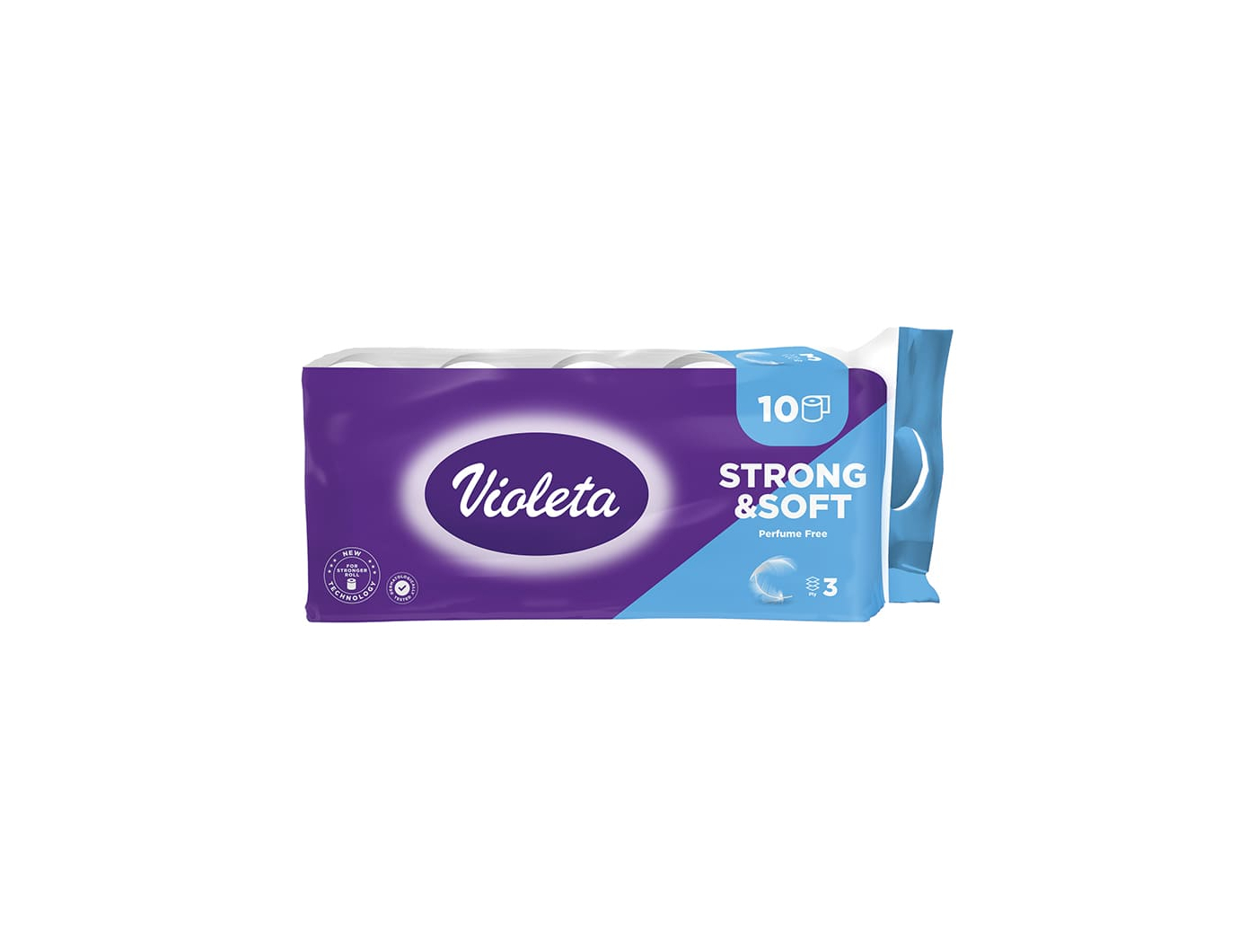 Violeta pure&strong toaletni papir, 10 rola