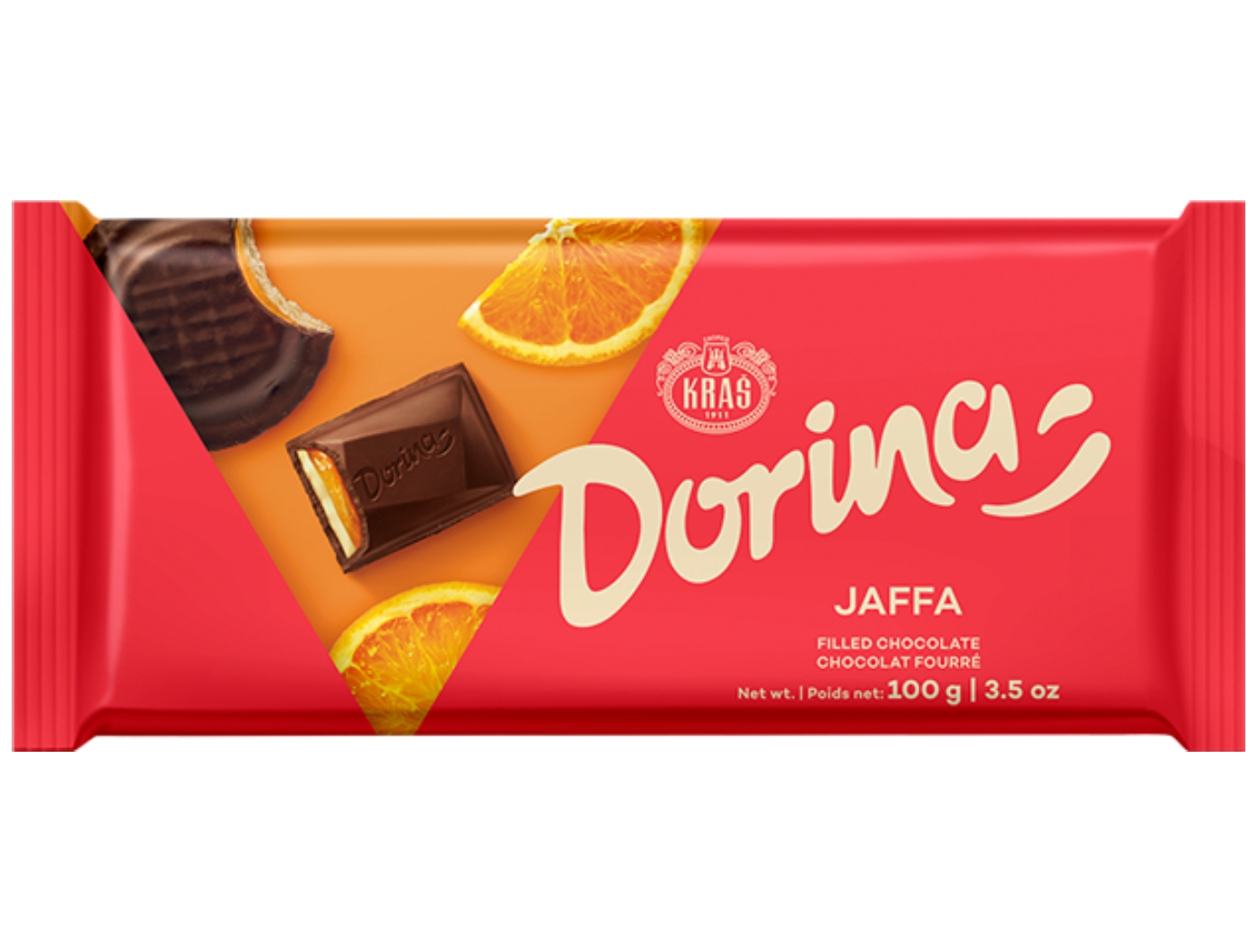 Kraš Dorina Chocolate Jaffa 100 g - Tommy - Dućan na dlanu!