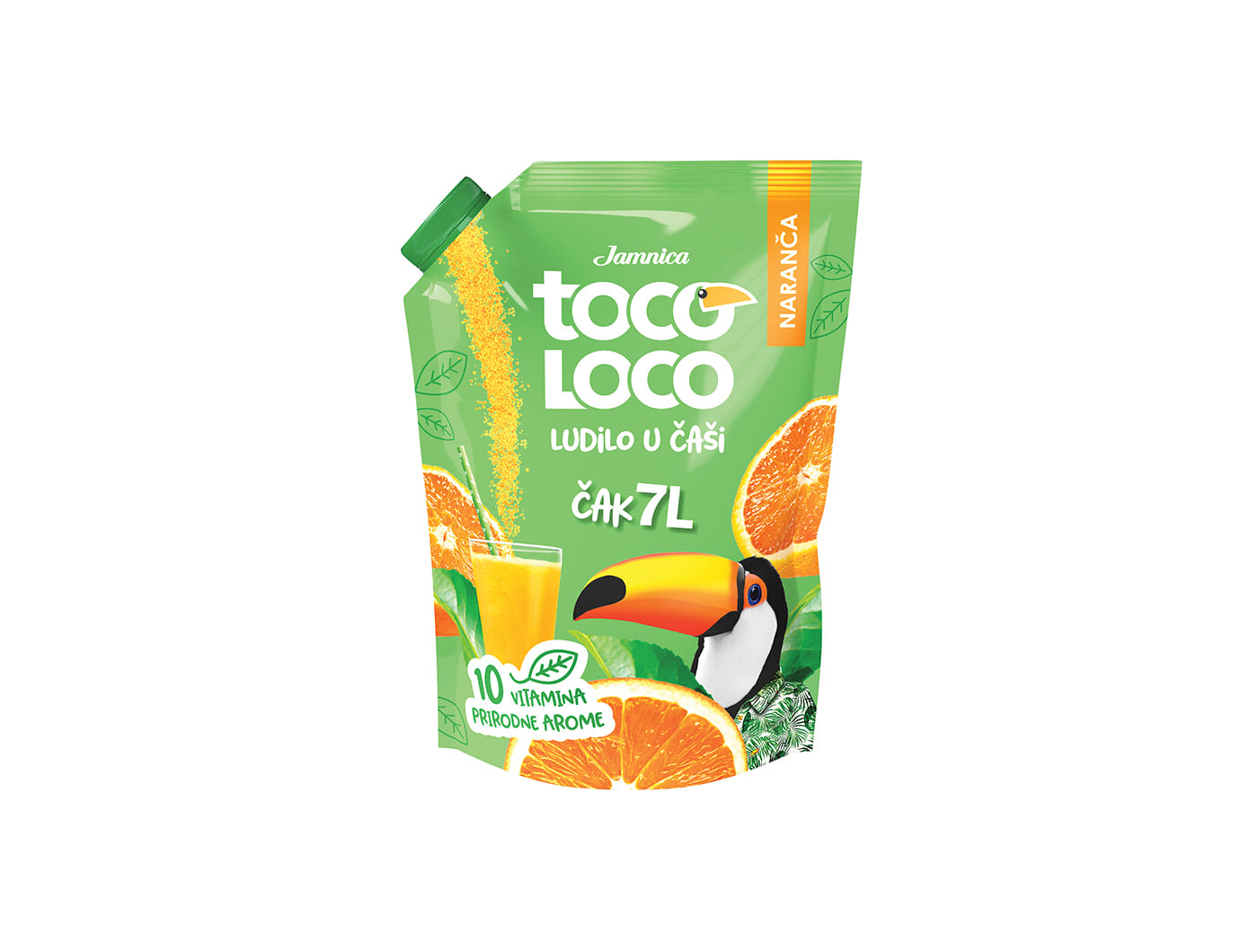Jamnica Toco Loco okus naranča 550 g