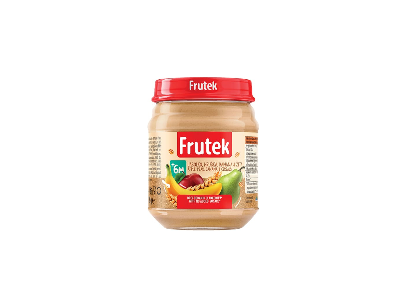 Frutek Voćna kašica od jabuke i žita 120 g