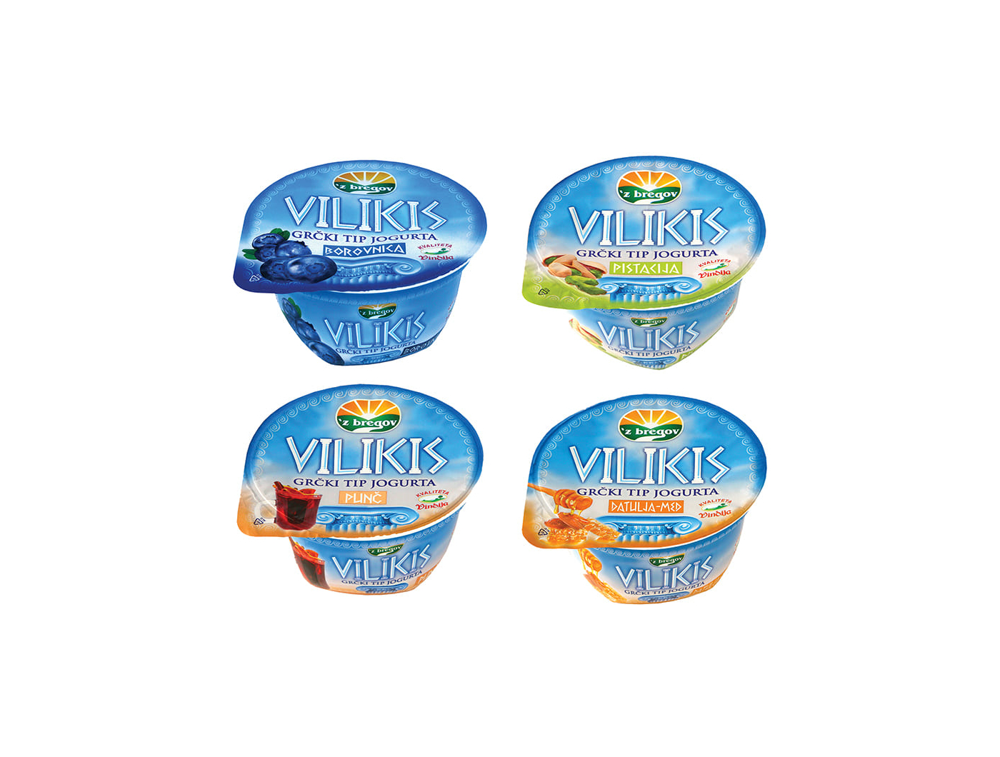 Vindija 'z bregov Vilikis grčki tip jogurta voćni mix 150 g