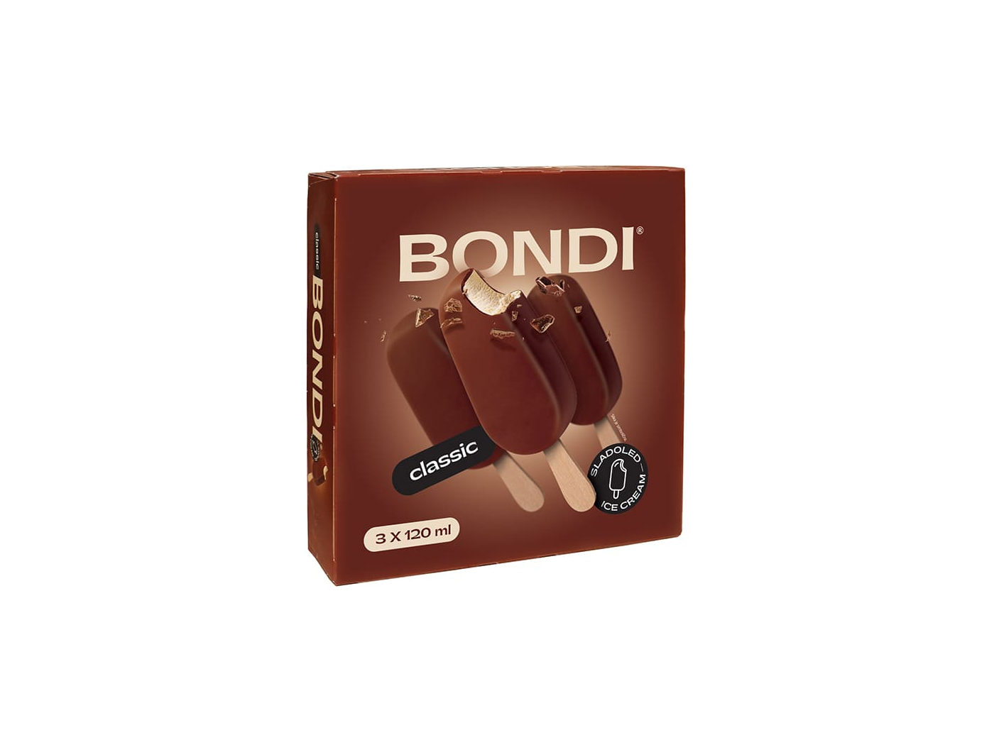 Bondi Sladoled na štapiću Klasik 3x120 mL