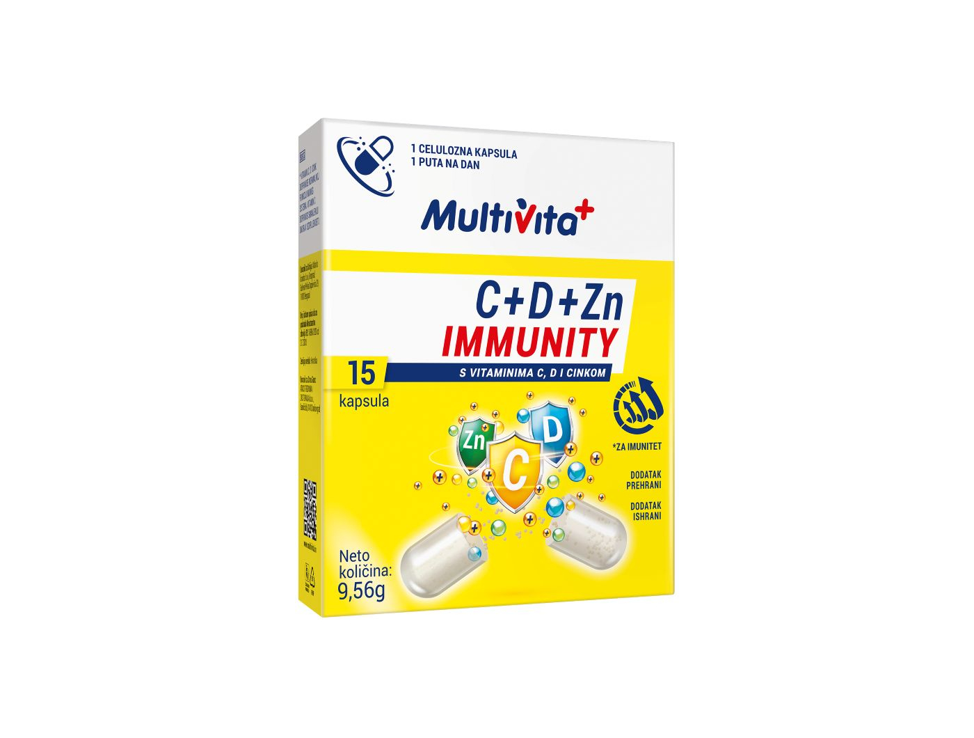 Multivita C + D + Cink Immunity 15 kapsula