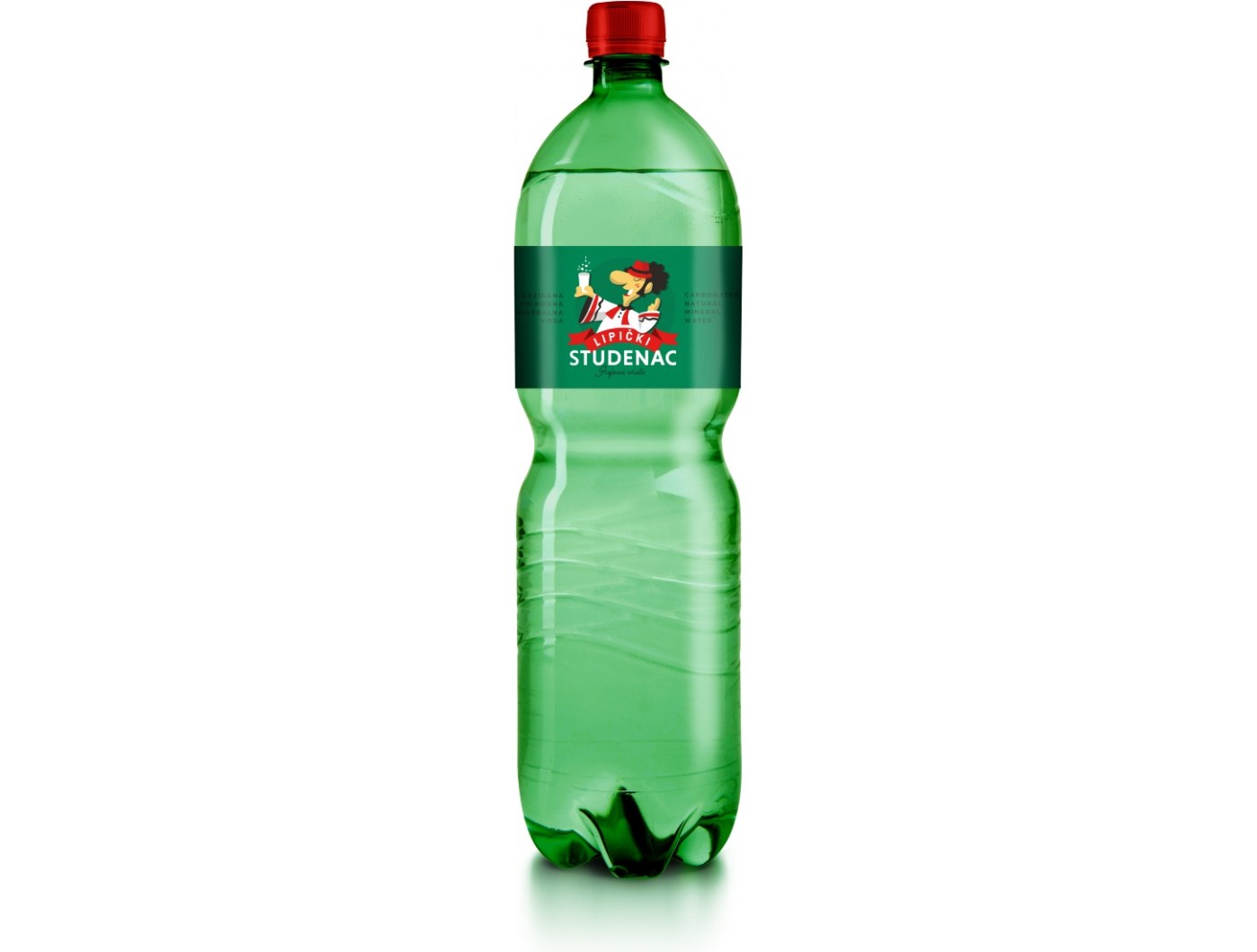 Lipički Studenac Gazirana prirodna mineralna voda 1,5 L