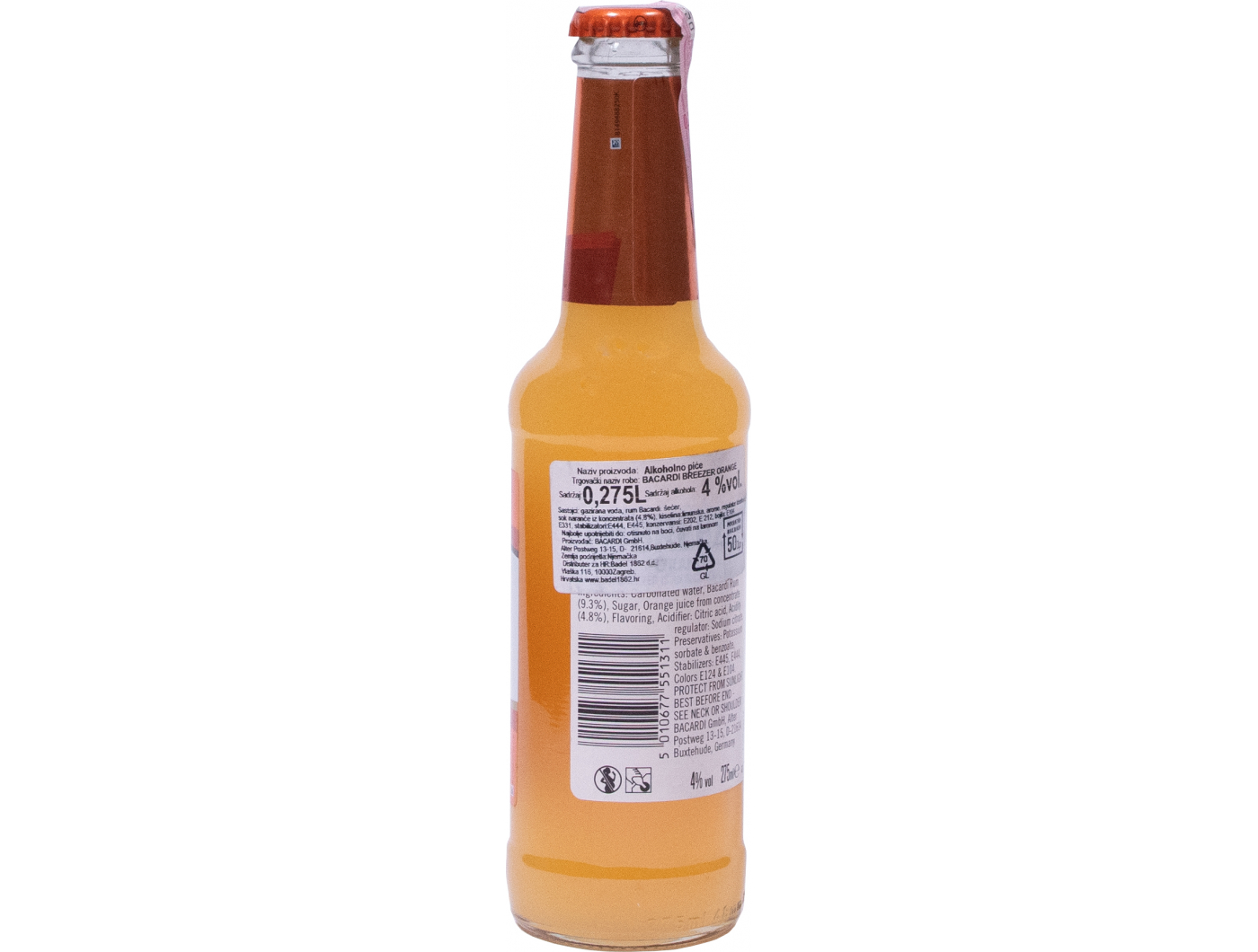 Bacardi Breezer orange L Tommy Dućan na dlanu!