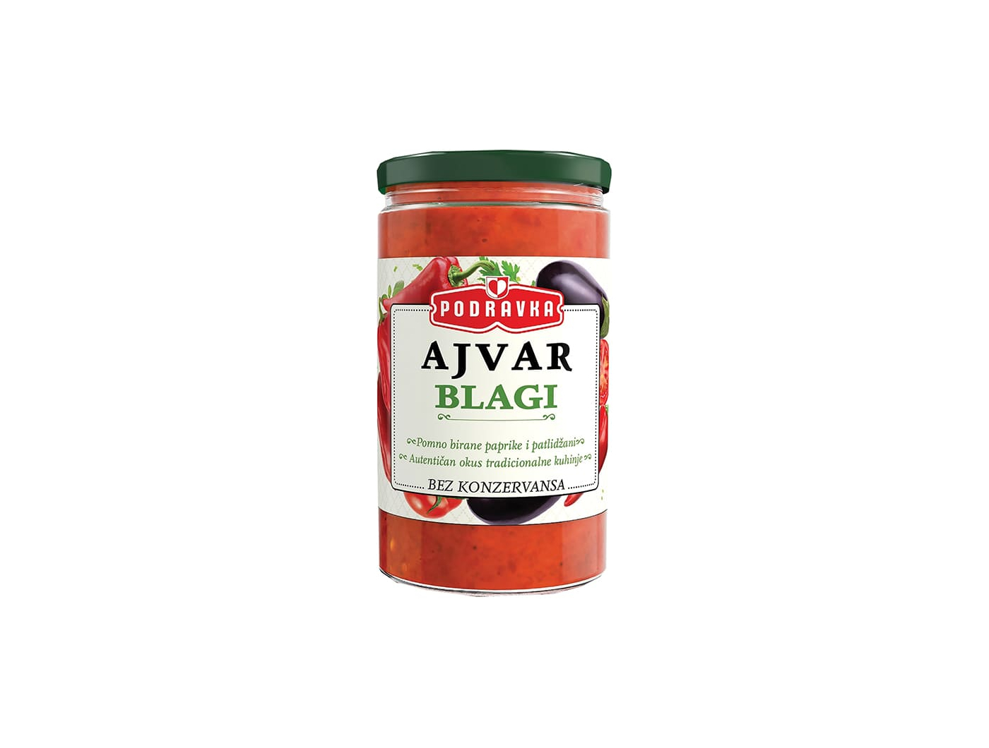 Podravka ajvar blagi 350 g